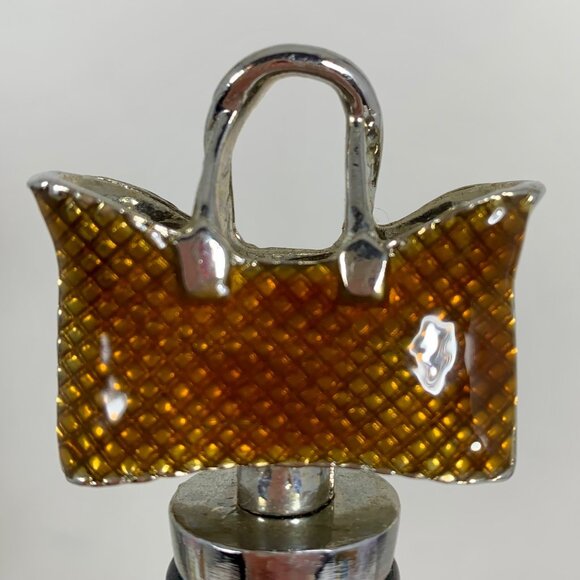 Star & Purse Design Wine Bottle Stoppers -Set Of 2 Decorative Metal Wine Stopper - Picture 5 of 8